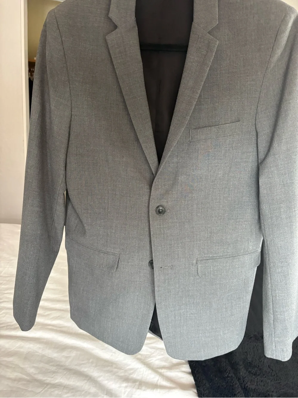 Calvin Klein Men's Charcoal Blazer. Perfect for teenagers/young adults